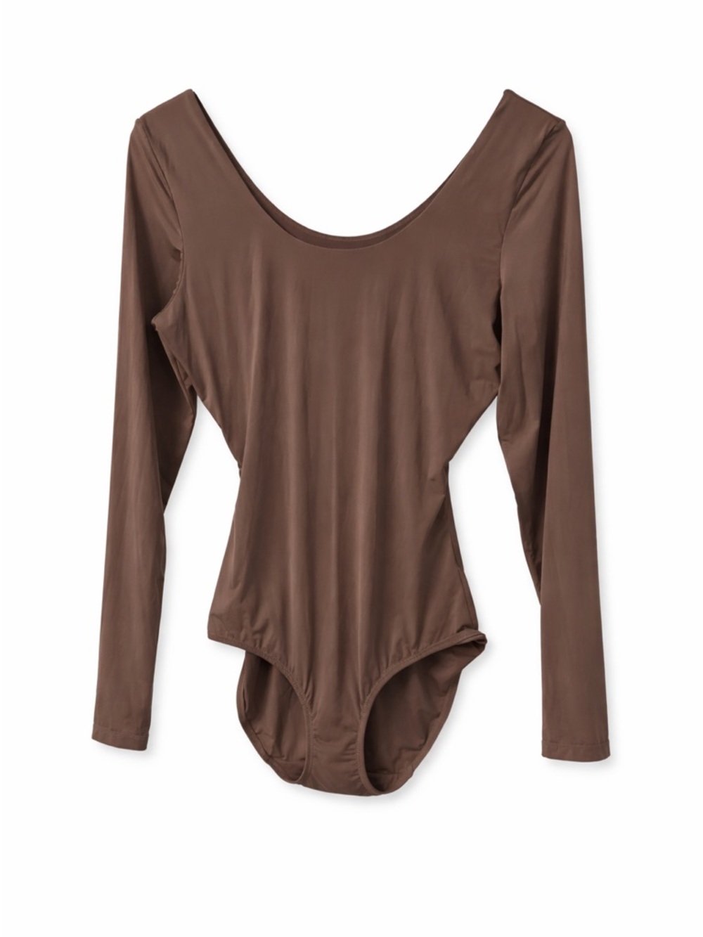 Yummie Eve Ballet Back Bodysuit M Mink | Long Sleeve | NWT $98